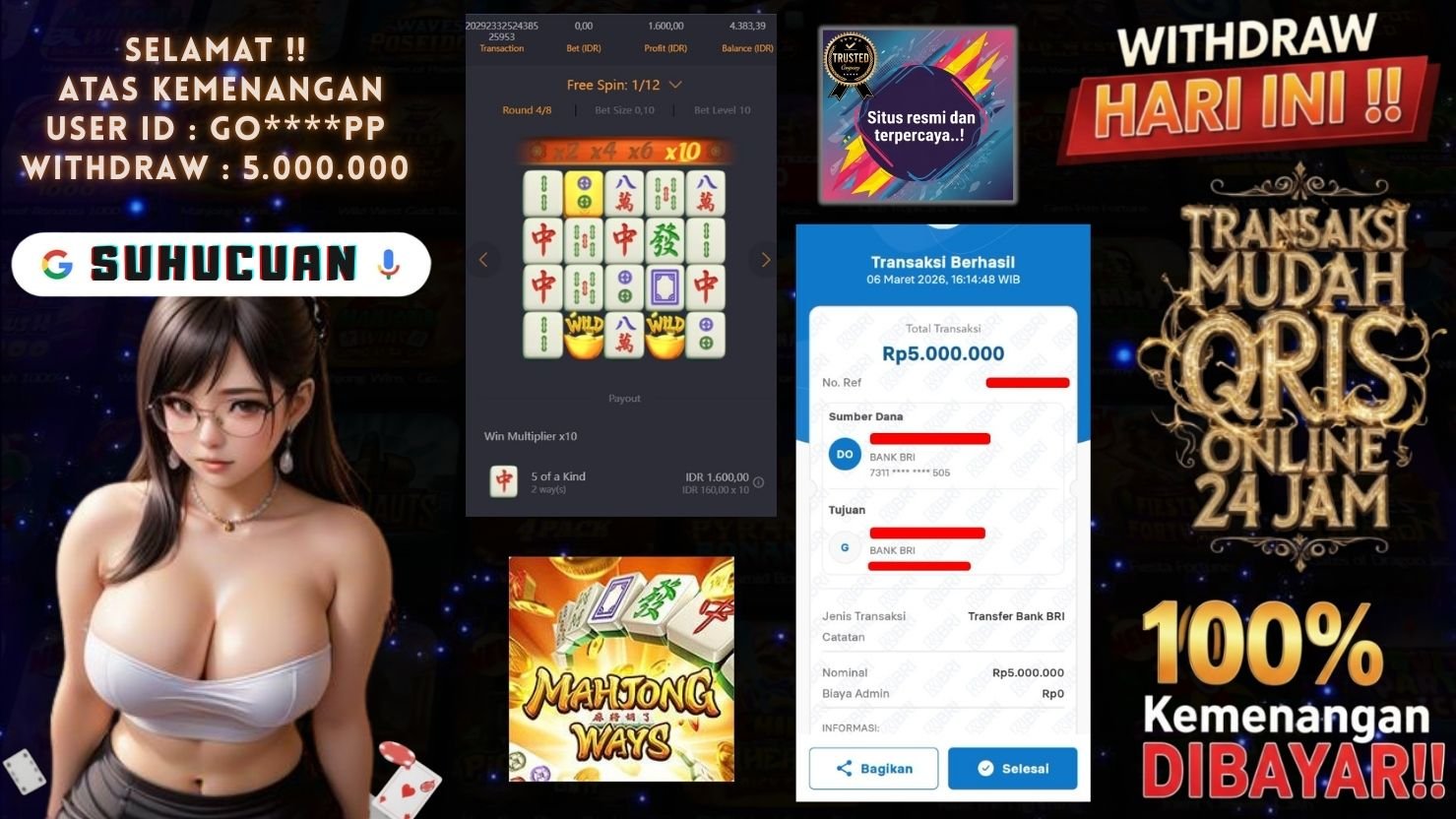 SUHUCUAN JACKPOT SLOT MAHJONG WAYS